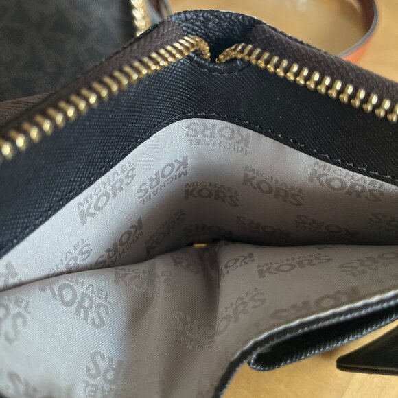 Michael Kors Fulton Flap GSST Crossbody bag & Cardholder Wallet - Brown - Picture 8 of 8